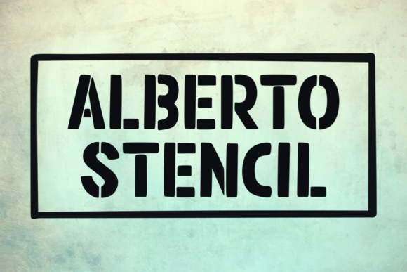 Alberto Stencil: A Modern Display Font for Web Design