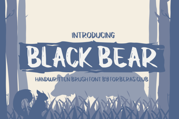 Black Bear: The Perfect Display Font for Crafters and Creators