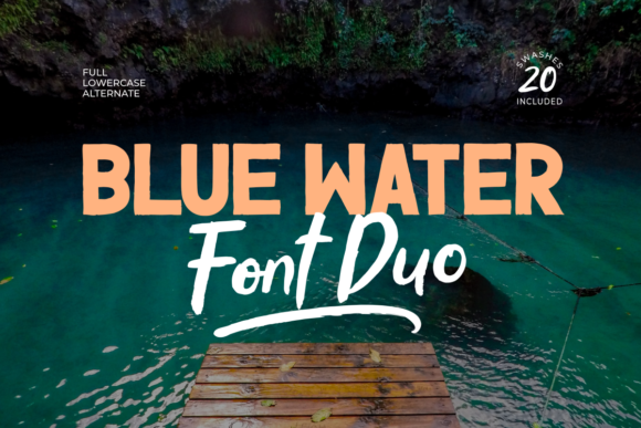 Blue Water Bold Duo: A Perfect Font for Editorial Design