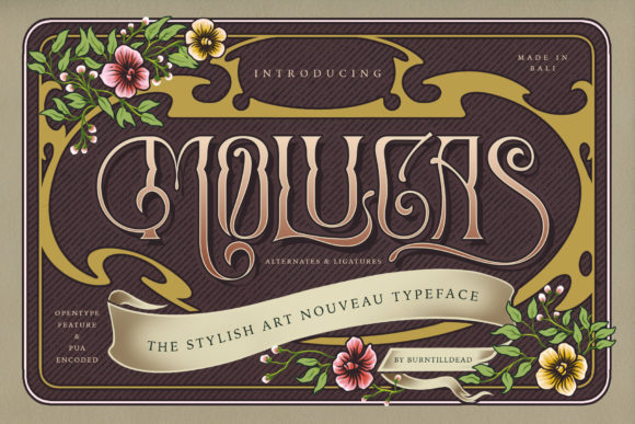 Bring Charm to Your Creations with Molucas Font