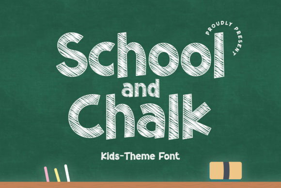 Bring Charm to Your Creations with School and Chalk Font