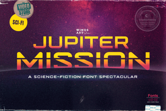Bring Your Creations to Life with Jupiter Mission Font