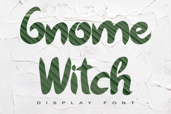 Discover Gnome Witch: A Charming Display Font for Editorial Design