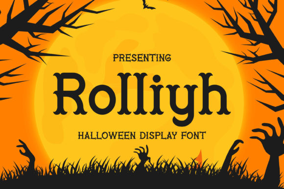 Discover Rolliyh: A Creepy, Dark Display Font for Web Design