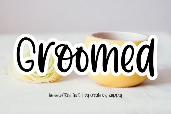 Elevate Your Craft with Groomed: A Neat Display Font