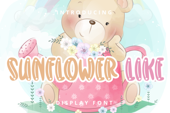 Embrace Playfulness with Sunflower Like Font
