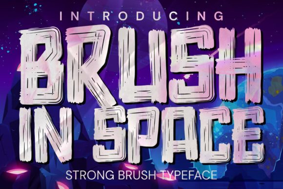 Enhance Your Brand with Brush in Space Font