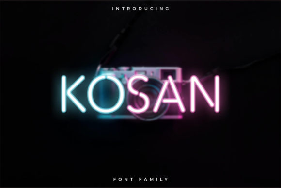 Enhance Your Web Design with Kosan: A Modern Display Font