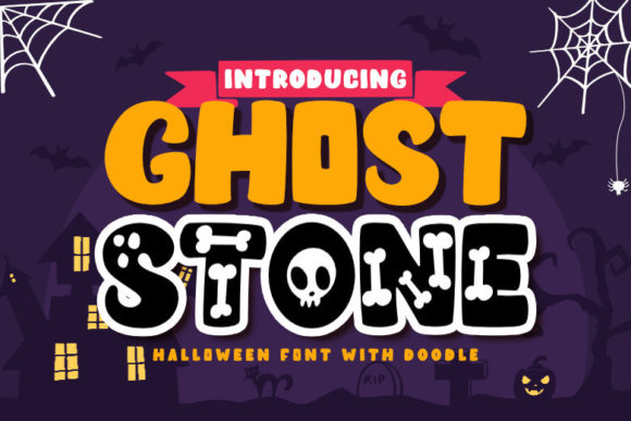 Ghost Stone: A Spooky and Playful Display Font for Marketers