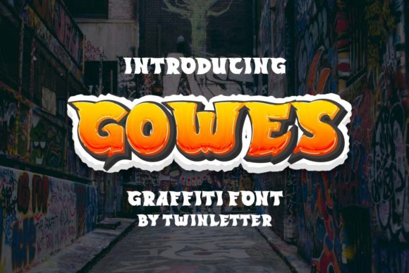 Gowes: A Bold Graffiti Font for Eye-Catching Campaigns