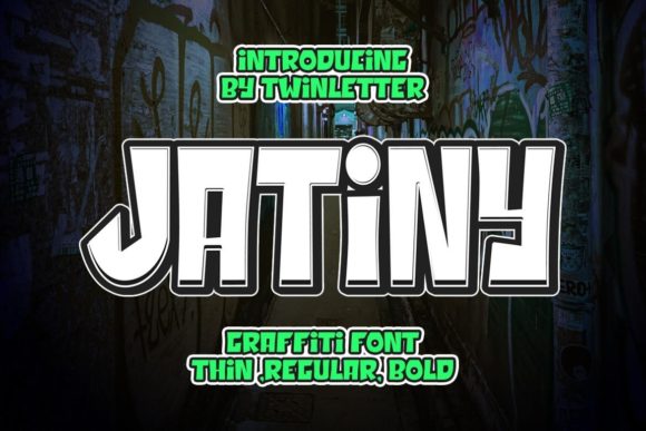 Jatiny: A Bold and Expressive Display Font