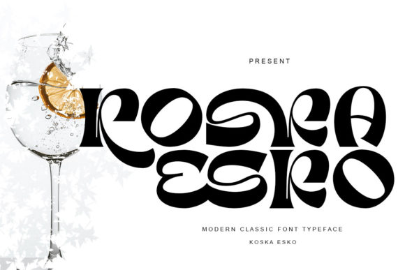 Koska Esko: A Whimsical Display Font for Creative Branding