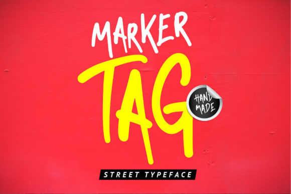 Marker Tag: A Cool, Brushed Font for Your Brand