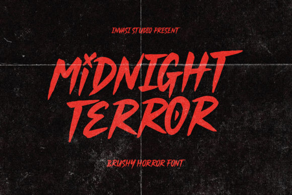 Midnight Terror: A Scary Display Font for Bold Web Designs