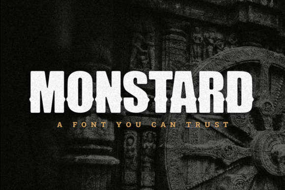 Monstard: A Bold Font for Creative Makers
