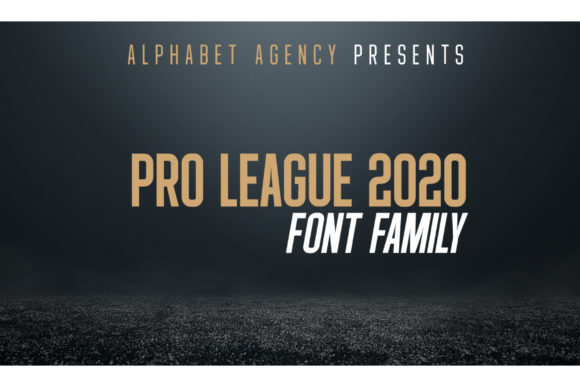 Pro League 2020: A Bold and Sporty Display Font