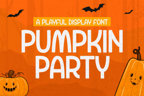 Pumpkin Party: A Spooky and Cool Display Font for Creative Campaigns
