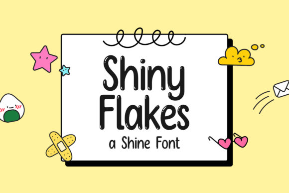 Shiny Flakes: A Playful Display Font for Web Design