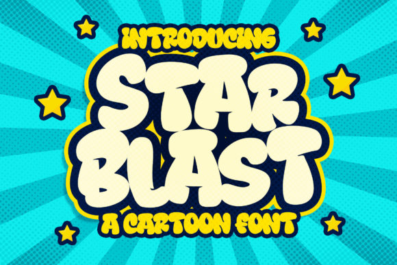 Star Blast: A Bold and Energetic Display Font