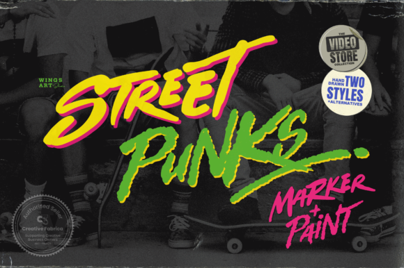 Street Punks: A Graffiti-Styled Display Font for Modern Brands