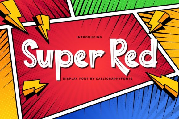 Super Red: A Fun and Friendly Font for Your Brand