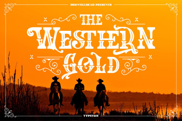 The Western Gold: A Bold Display Font for Web Design