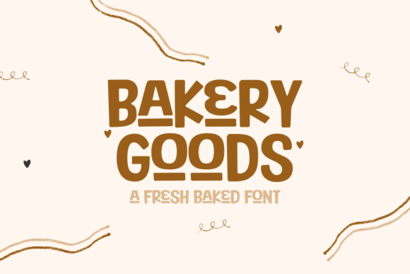 Transform Your Brand with Bakery Goods: A Vintage Display Font