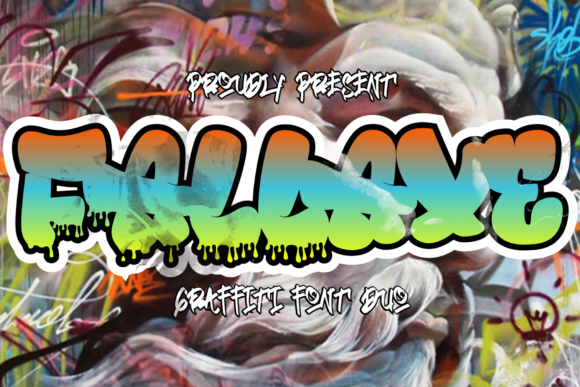 Transform Your Brand with Fallaxe Duo: A Bold, Graffiti-Styled Font