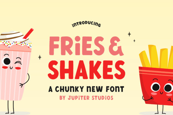 Transform Your Brand with Fries and Shake Font
