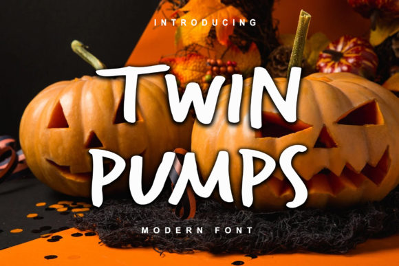 Twin Pumps: A Bold and Energetic Display Font
