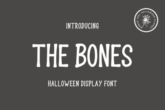 Unleash Creativity with The Bones: A Spooky Display Font