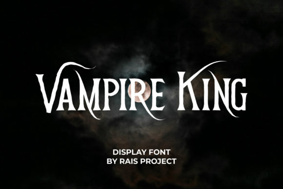 Unleash Eerie Elegance with Vampire King Font